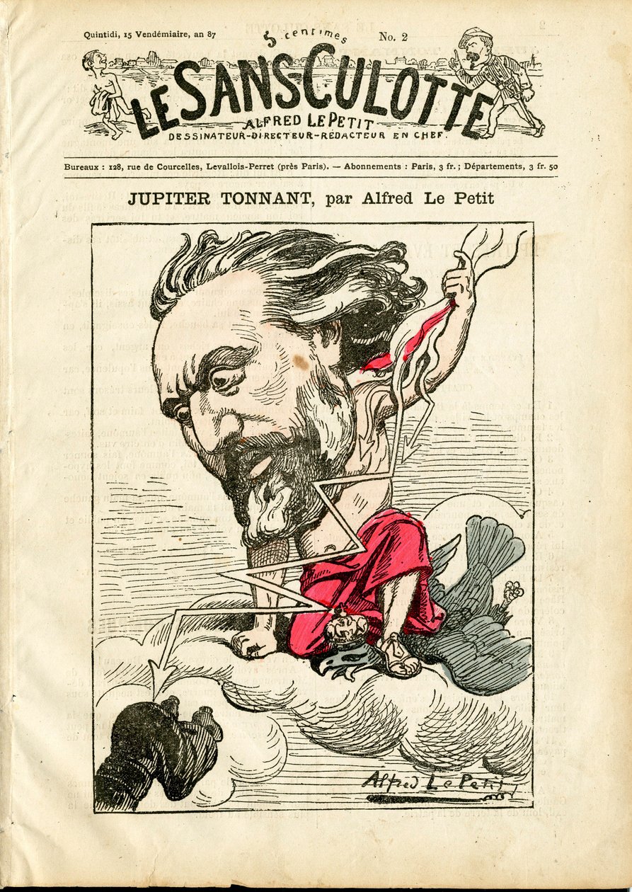 Omslag till "" The Sans-Panties"", nummer 2, Satirical in Colors av Alfred Le Petit