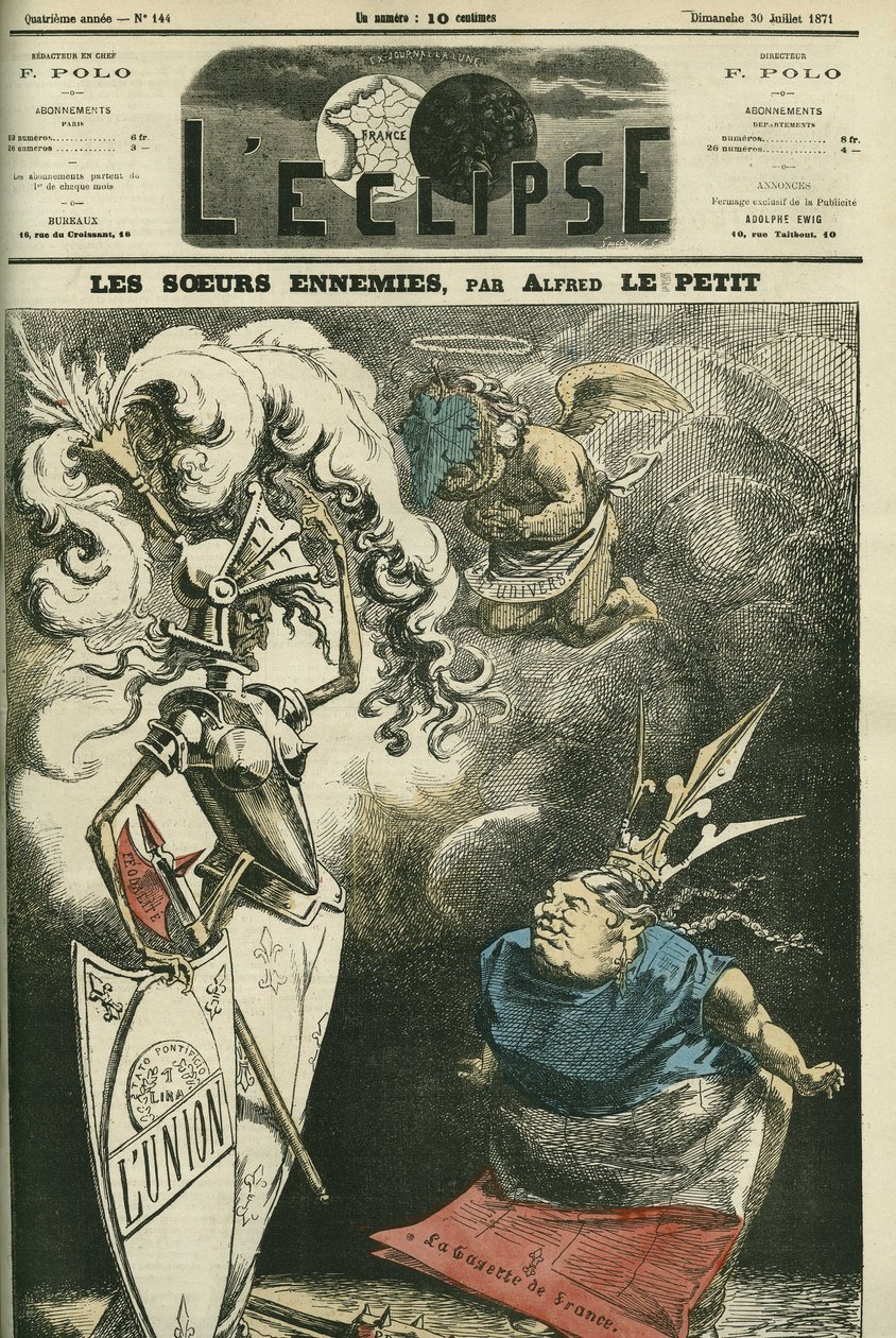 Fiendesystrar, mellan La Gazette de France och L