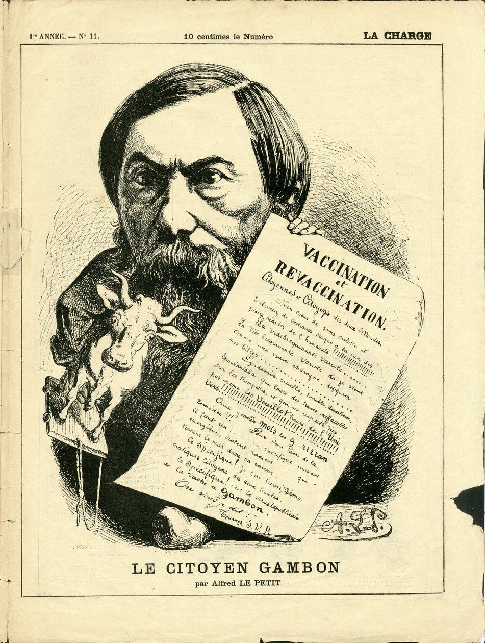 Illustration av Alfred Le Pete (1841-1909) i La Charge (1870), nr 11 av Alfred Le Petit