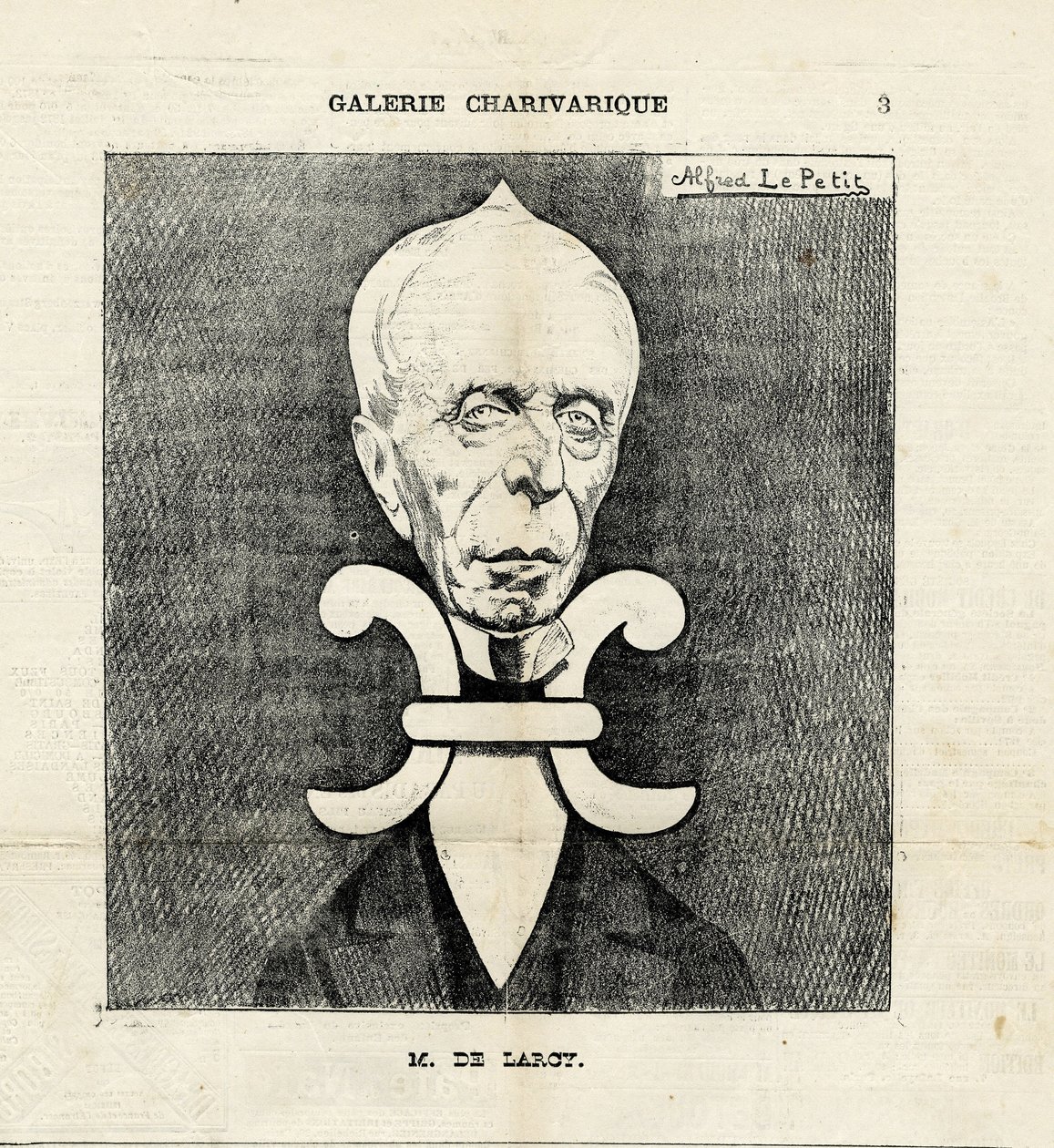 Illustration av Alfred Le Pete (1841-1909) i Le Charivari av Alfred Le Petit