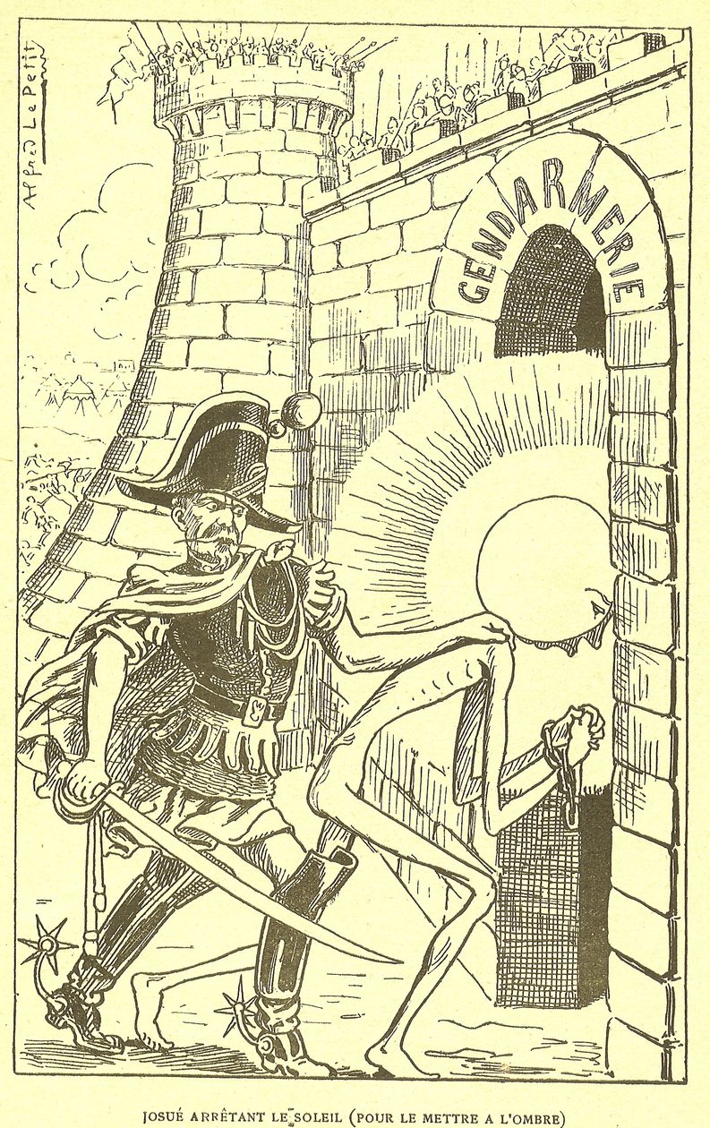Illustration av Alfred Le Pete (1841-1909) i Gros-Jean et son kur av Alfred Le Petit