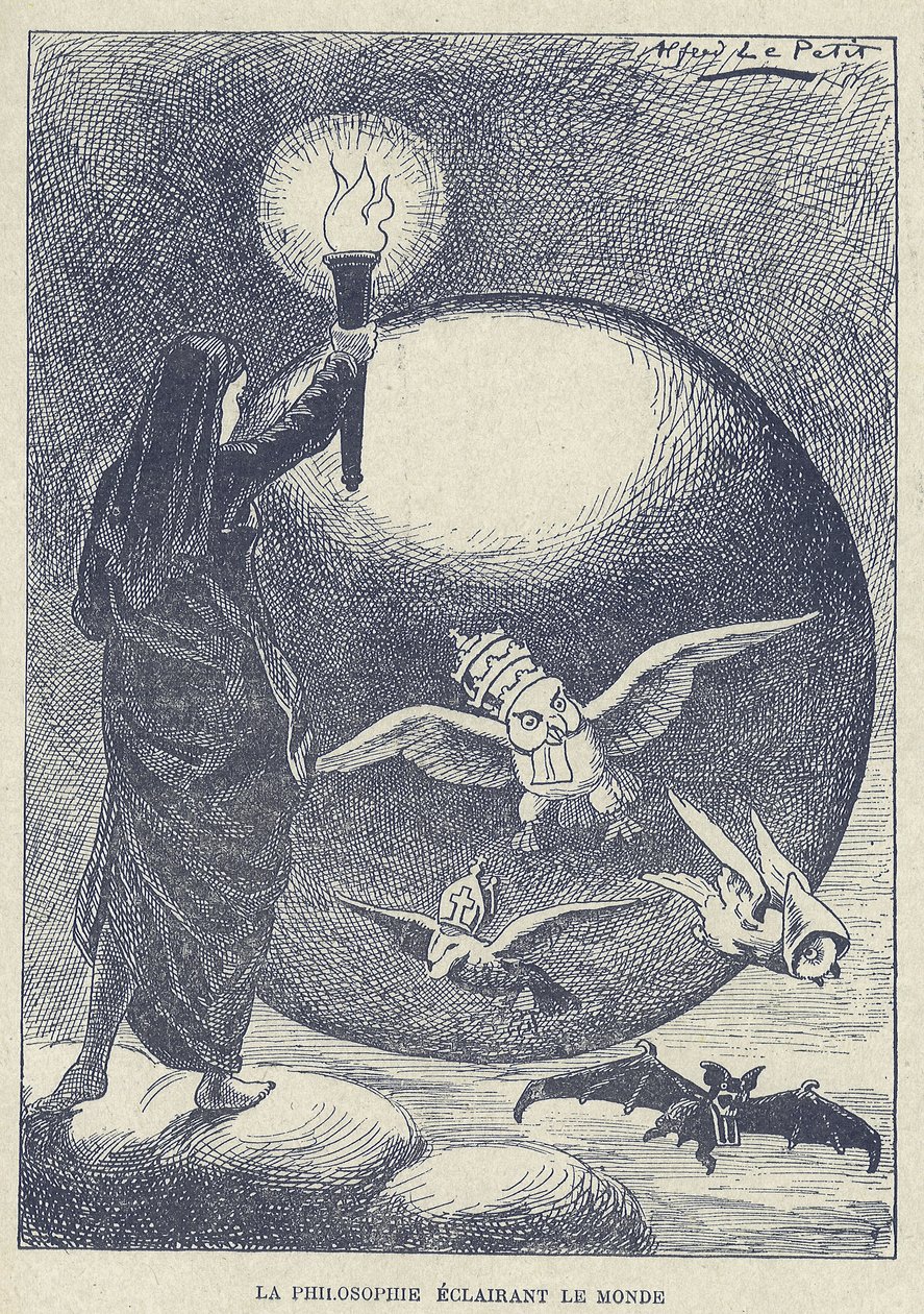 Illustration av Alfred Le Petit (1841-1909) i Grosjean och hans botemedel av Alfred Le Petit