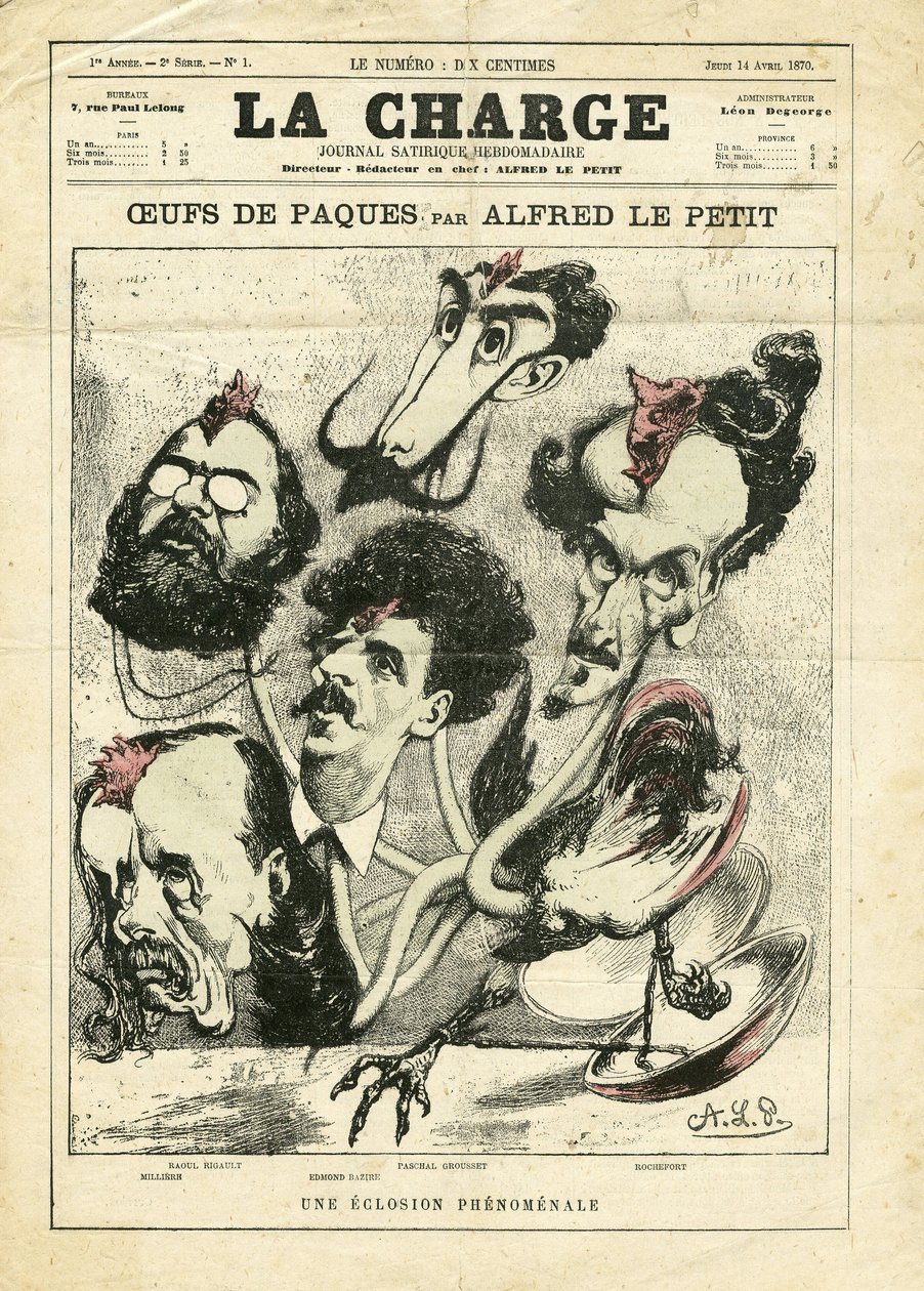Illustration av Alfred Le Petité (1841-1909) i The Charge (1870) av Alfred Le Petit