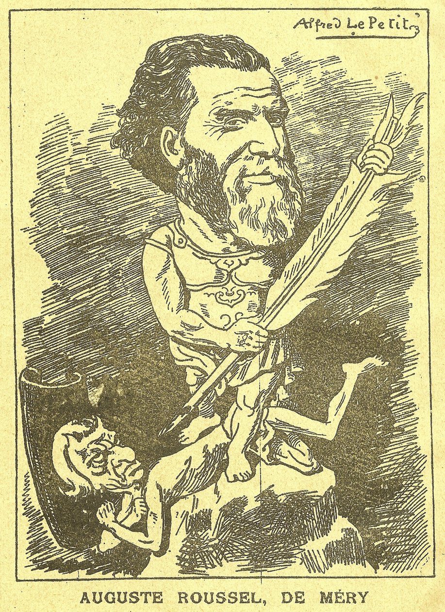 Illustration av Alfred Le Petit (1841-1909) i Grosjean och hans botemedel av Alfred Le Petit
