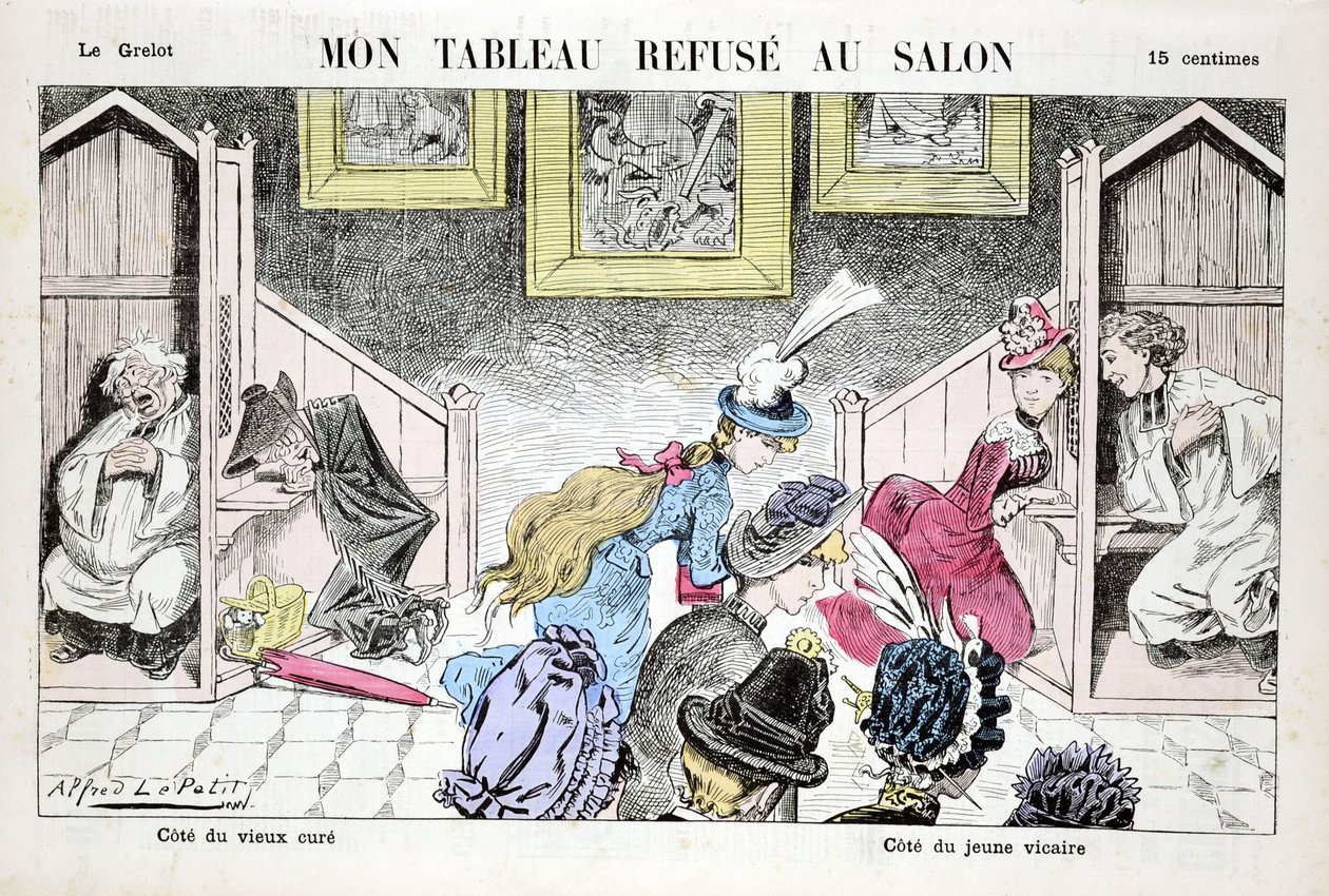 Le Grelot, nummer 735, Satirical in Colors av Alfred Le Petit