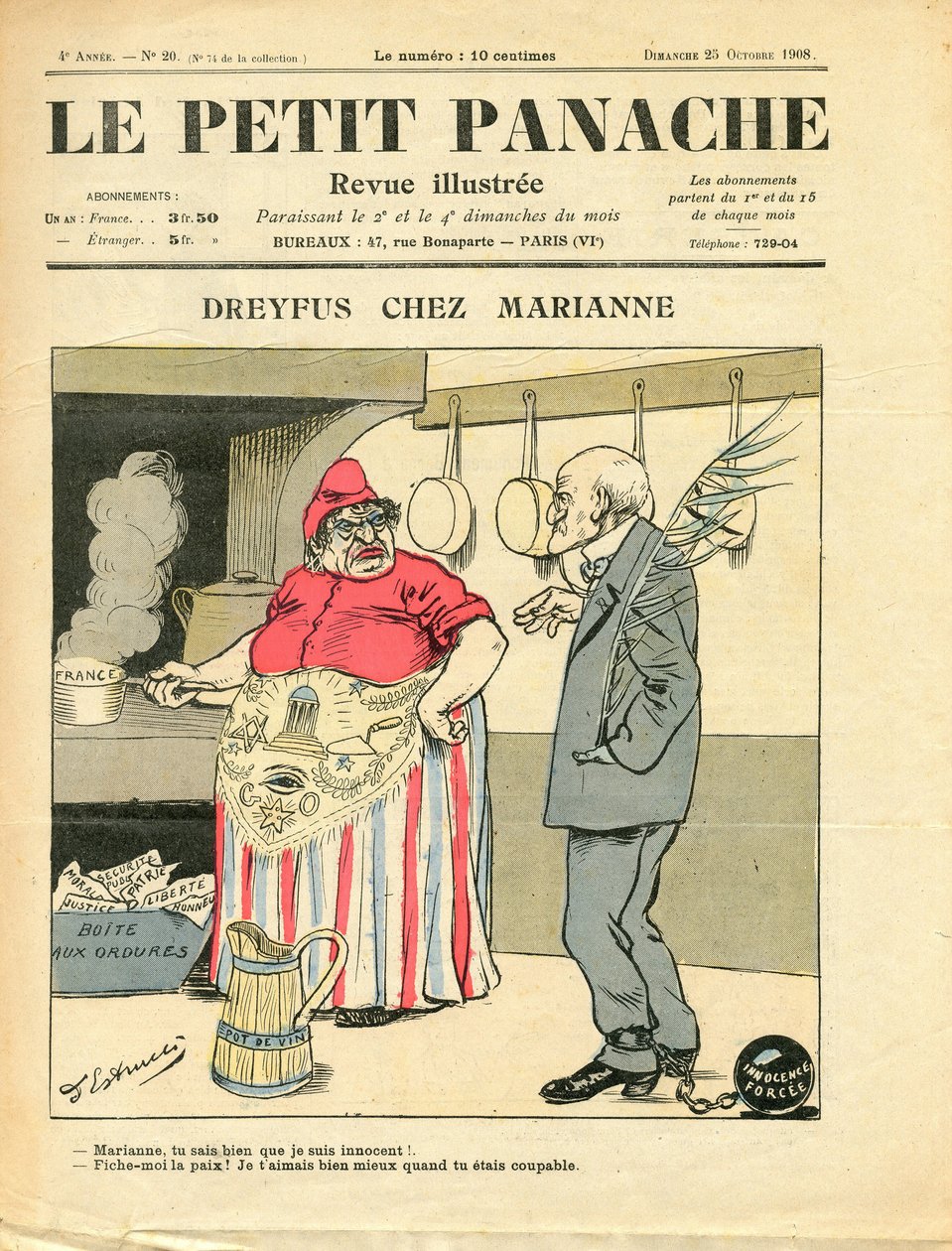 Le Pepetit panache, lysande recension av Alfred Le Petit