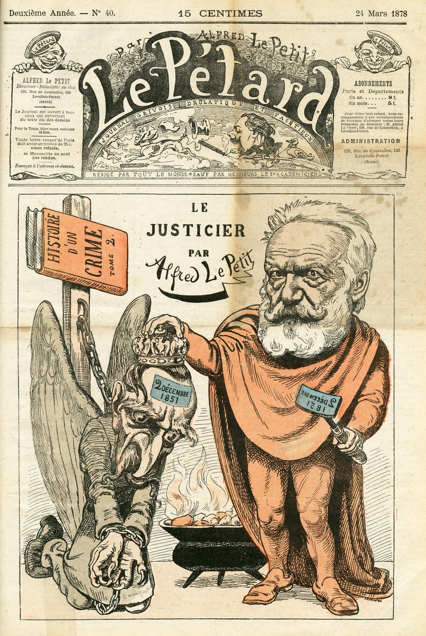 Le Petard, nummer 40, Satirical in Colors av Alfred Le Petit