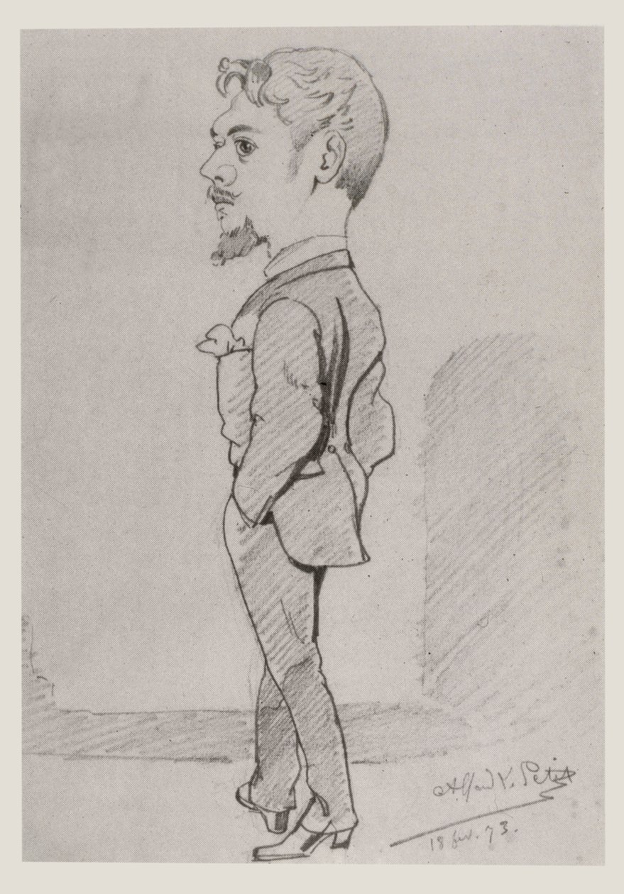 Porträtt av Mars, 1873 av Alfred Le Petit