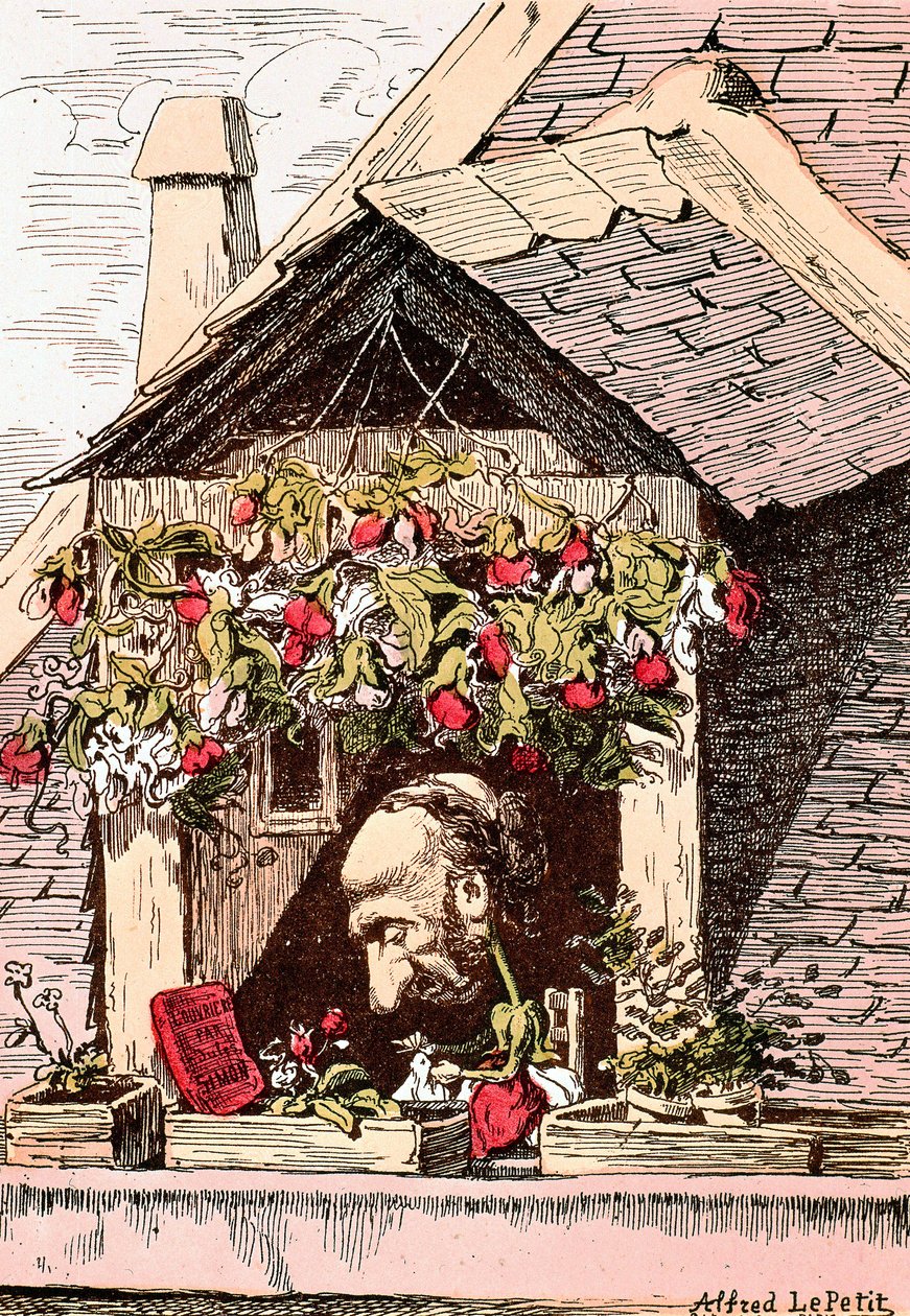 tecknad av författaren Jules Simon (1814-1896), författare till "l