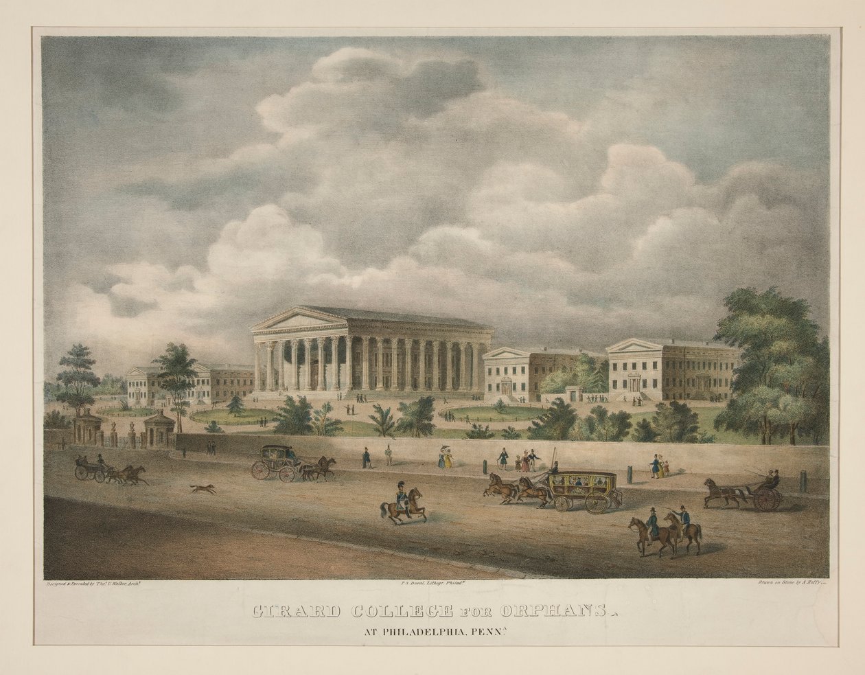 Girard College for Orphans - i Philadelphia, Penna. av Alfred M. Hoffy