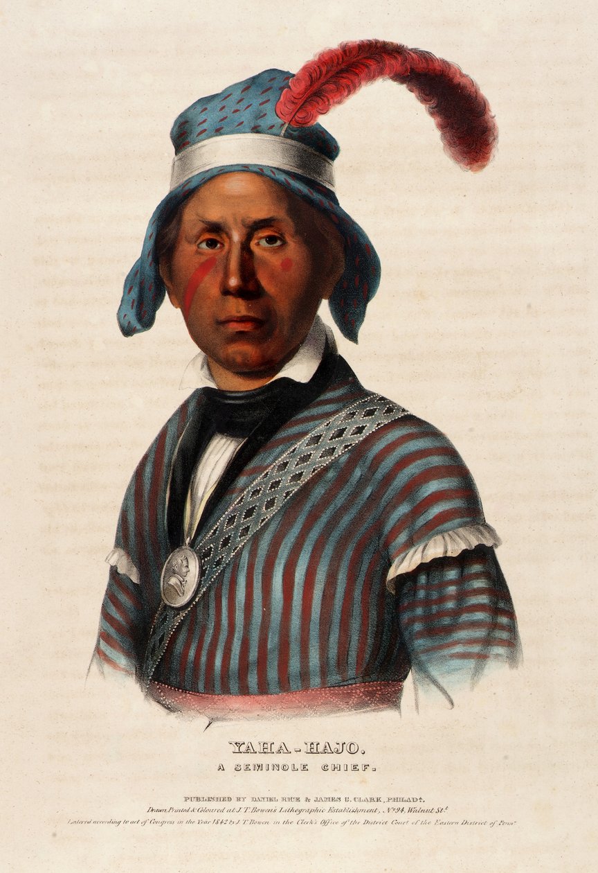 Yaha-hajo. En Seminolehövding. av Alfred M. Hoffy