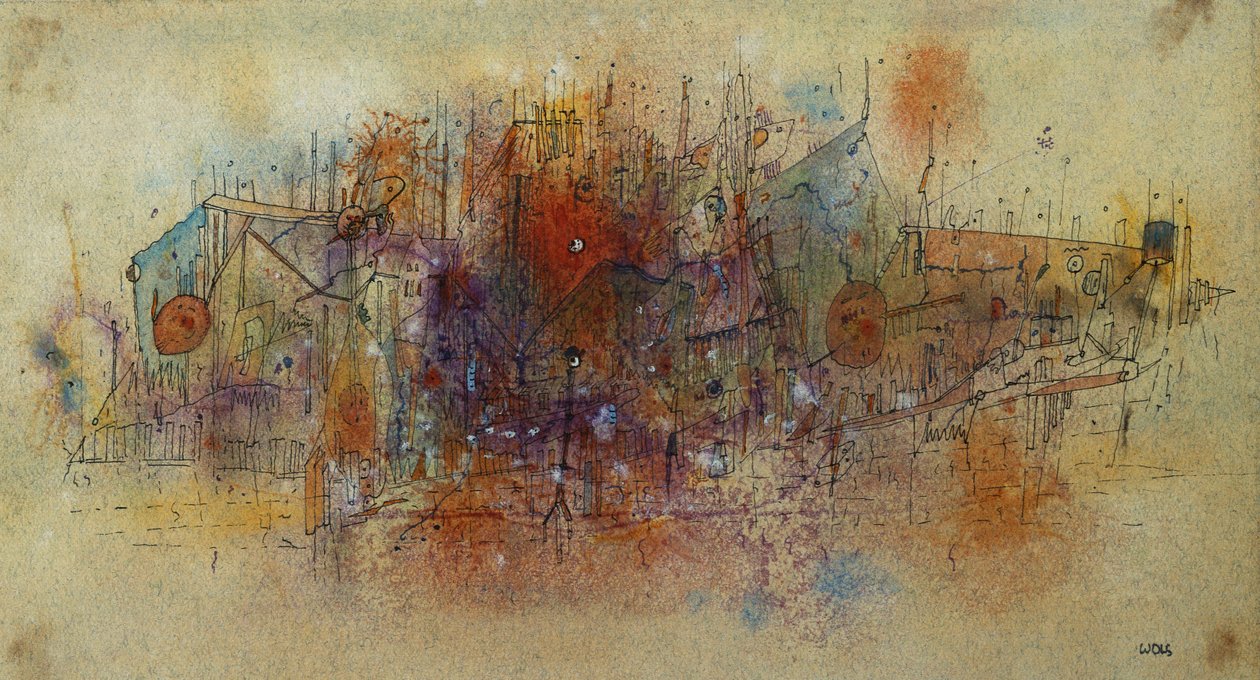 Utan titel, c.1943-44. (akvarell, penna och bläck på papper) av Alfred Otto Wolfgang Schulze Wols