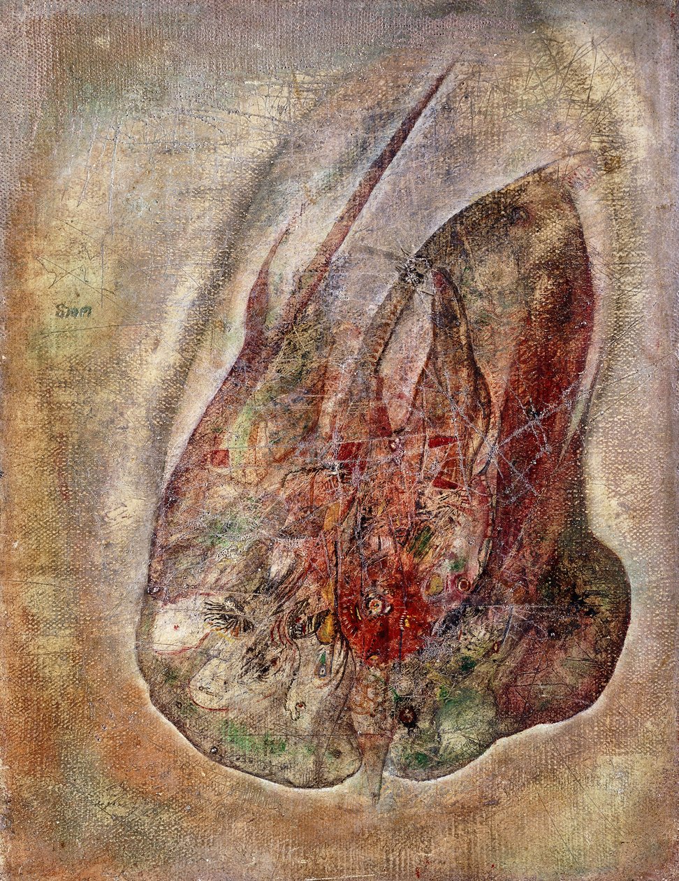 Utan titel, ca 1946 (olja på duk) av Alfred Otto Wolfgang Schulze Wols