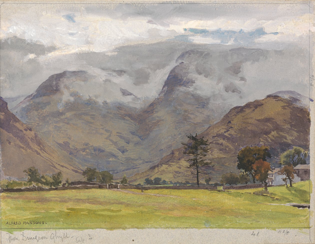 Från Dungeon Ghyll av Alfred Parsons