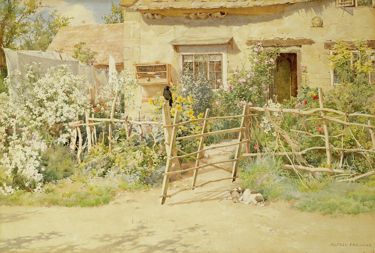 Varm eftermiddag av Alfred Parsons