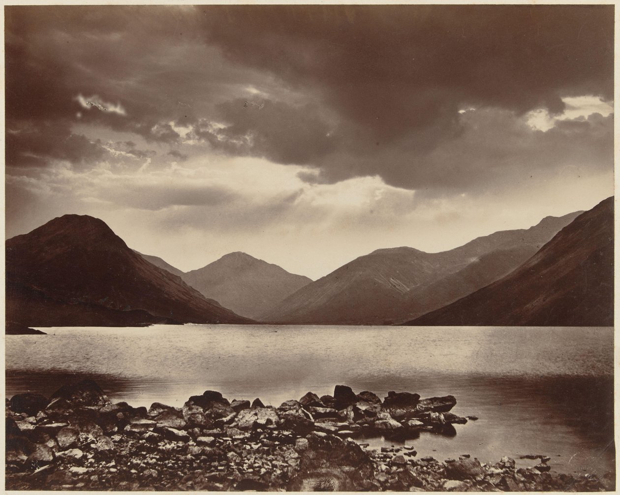 Vy över Derwentwater nära Keswick, Cumbria Pettitt Series Keswick (serietitel på objekt) av Alfred Pettitt