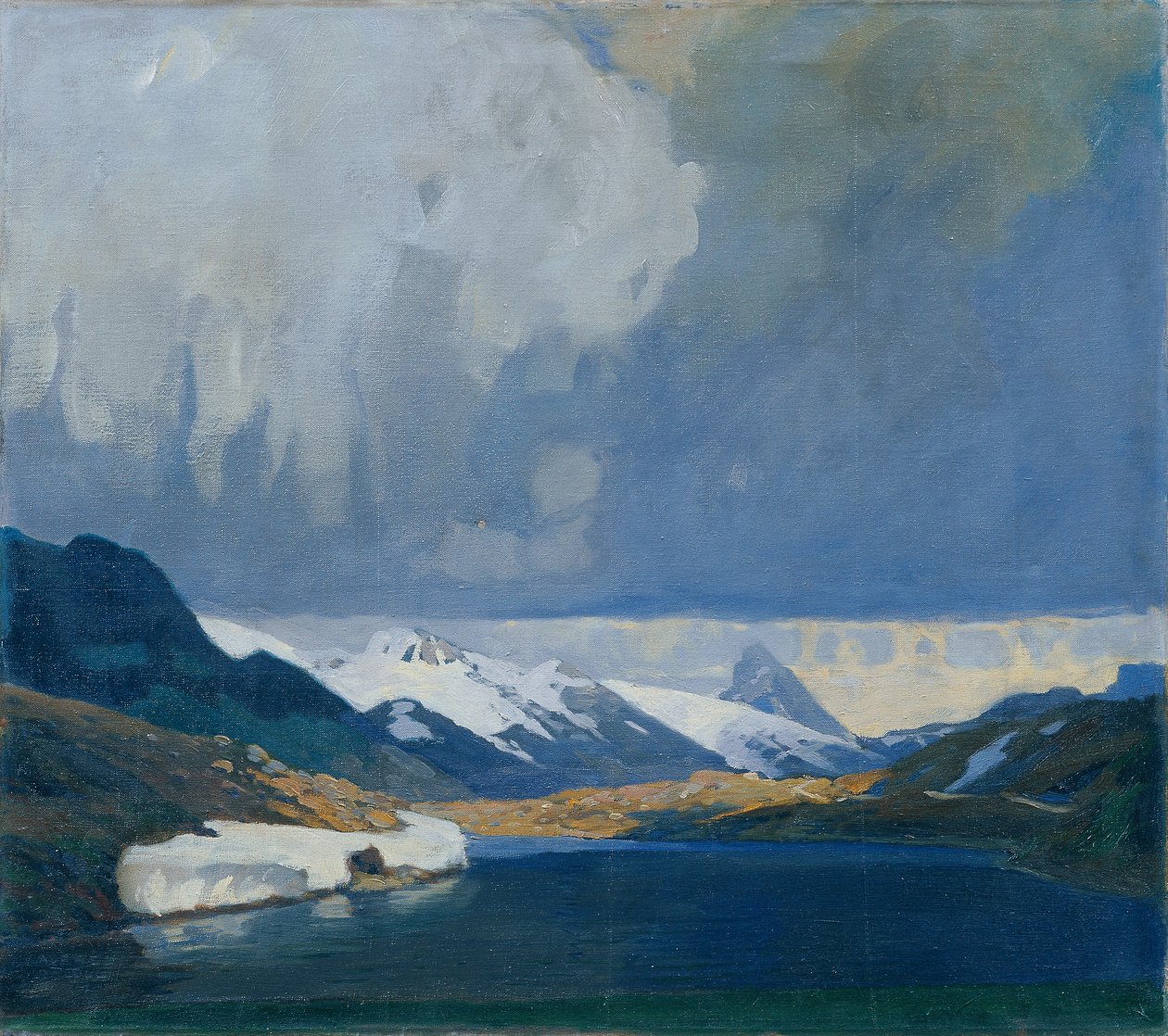 Bernina åskväder av Alfred Poell
