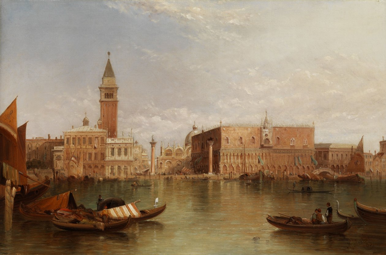 Utsikt över Venedig av Alfred Pollentine