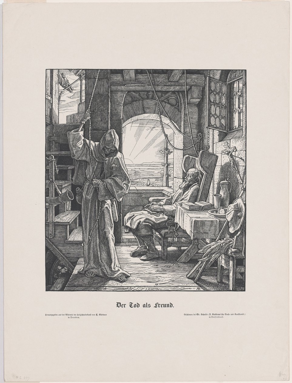 Döden som vän av Alfred Rethel