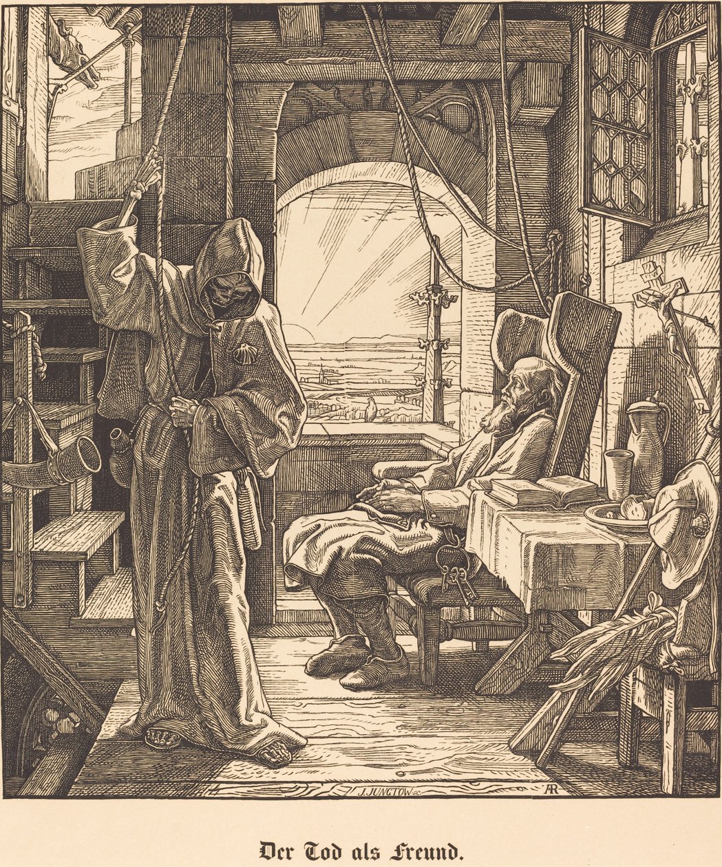 Döden som vän av Alfred Rethel