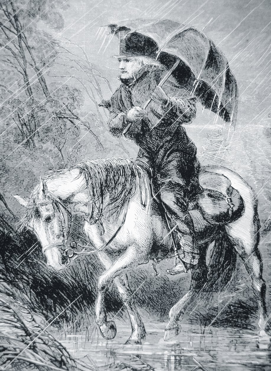 "The Circuit Rider" av Alfred Rudolph (after) Waud