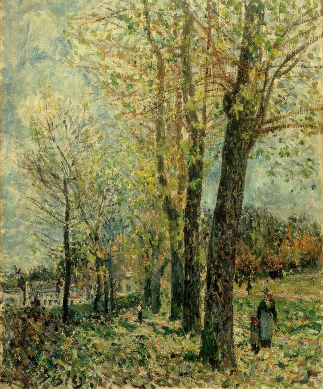 A.Sisley, landsbygd nära Moret av Alfred Sisley