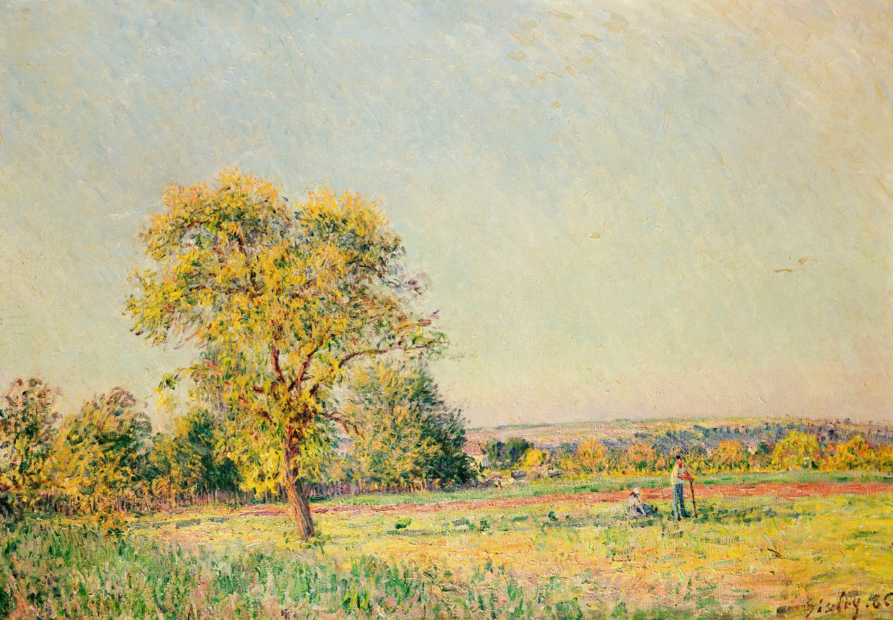 En sommardag, 1886 av Alfred Sisley