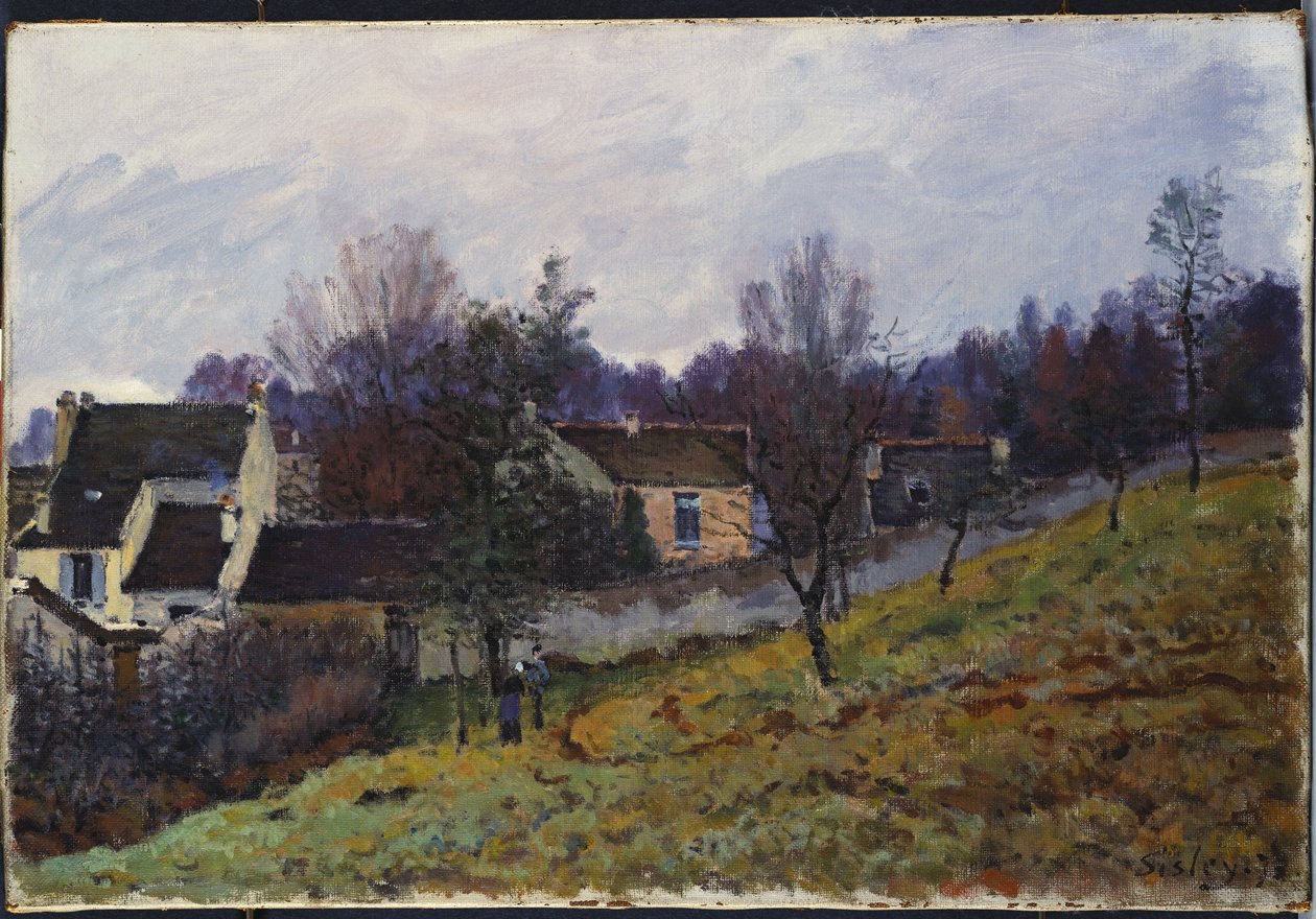 Höst i Louveciennes, 1873 av Alfred Sisley