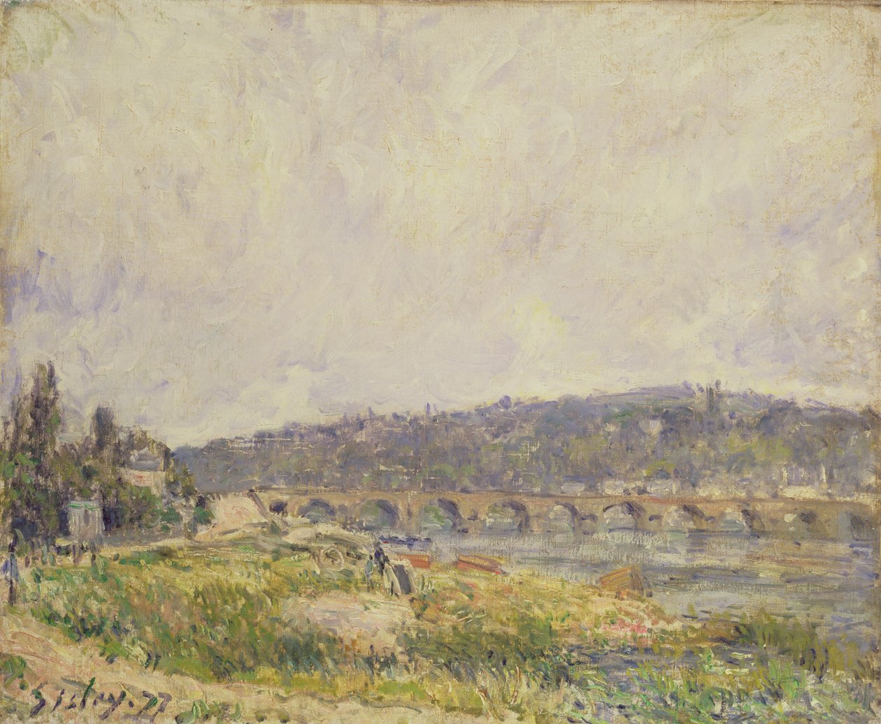Bron i Sevres, 1877 av Alfred Sisley