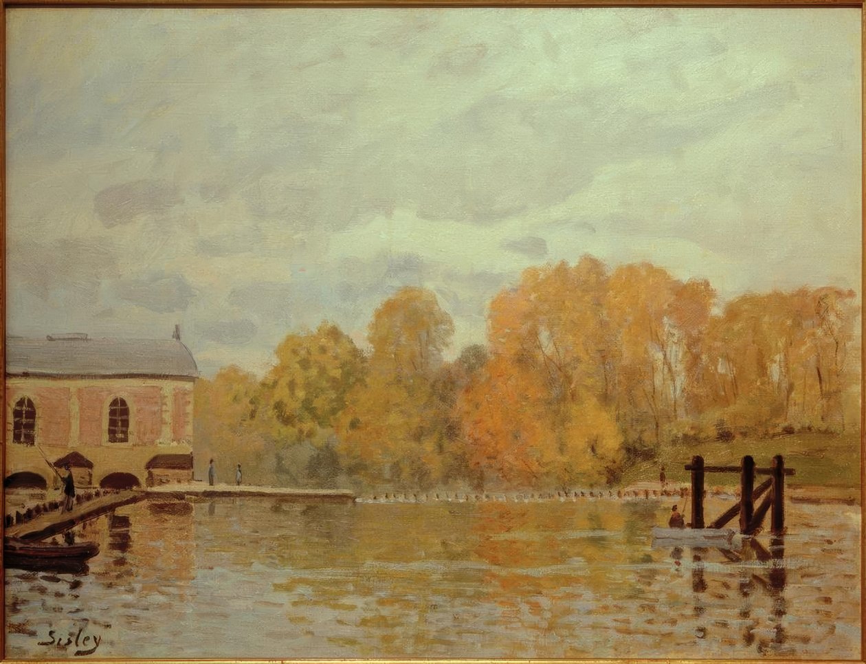 Översvämningen vid Marly av Alfred Sisley