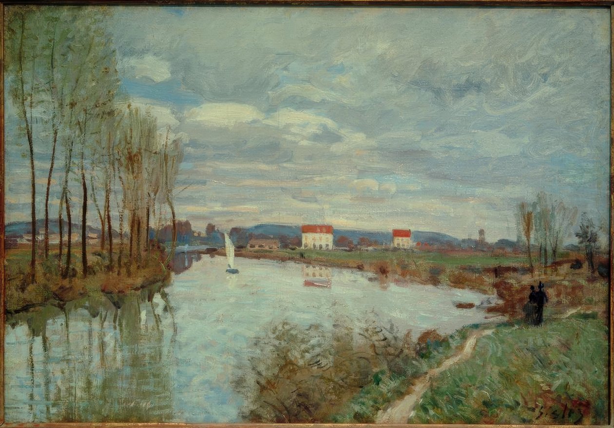 Seine vid Argenteuil av Alfred Sisley