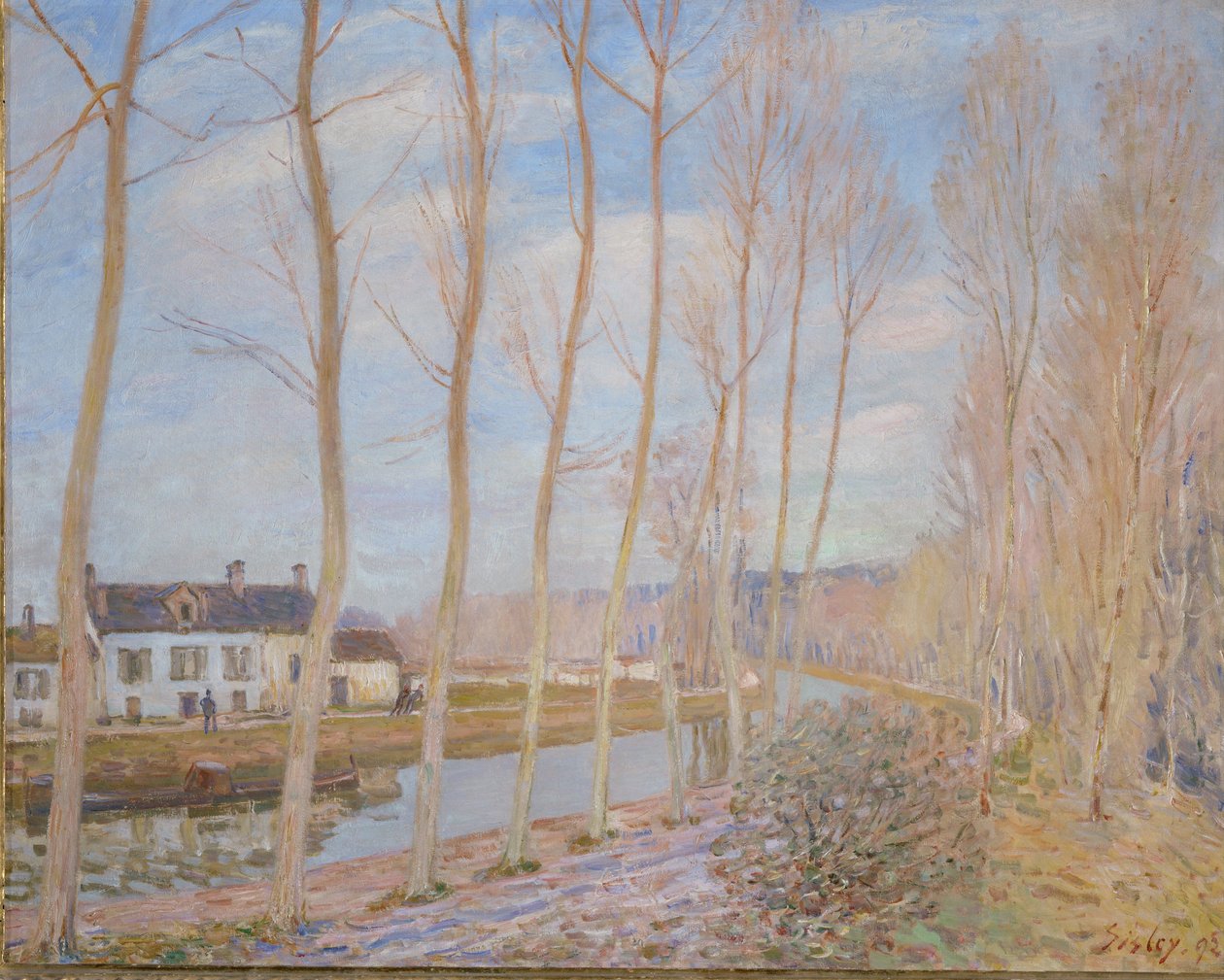 Loingkanalen av Alfred Sisley