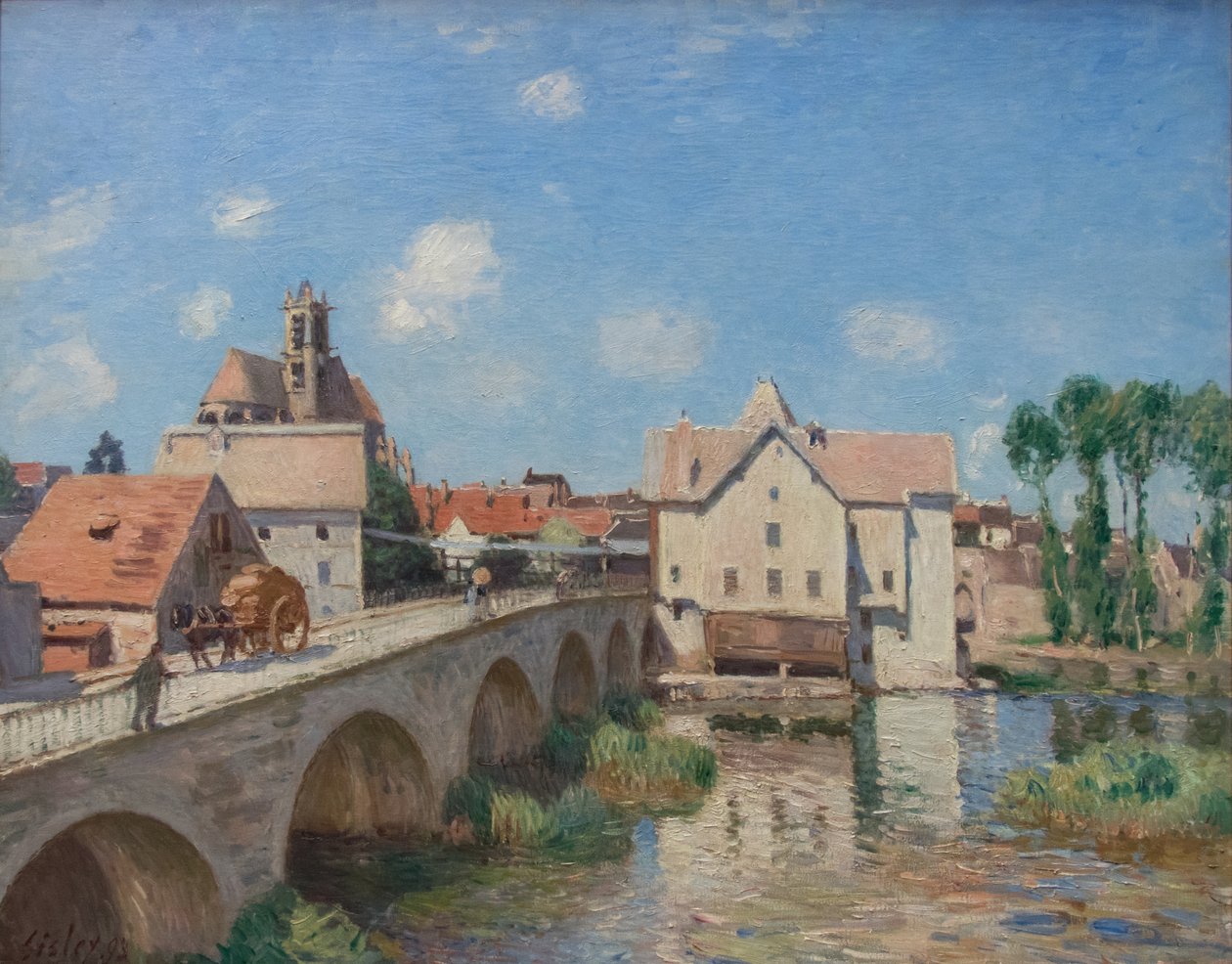 Moret bro av Alfred Sisley
