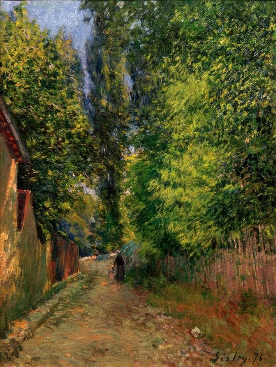 Louveciennes omgivningar av Alfred Sisley