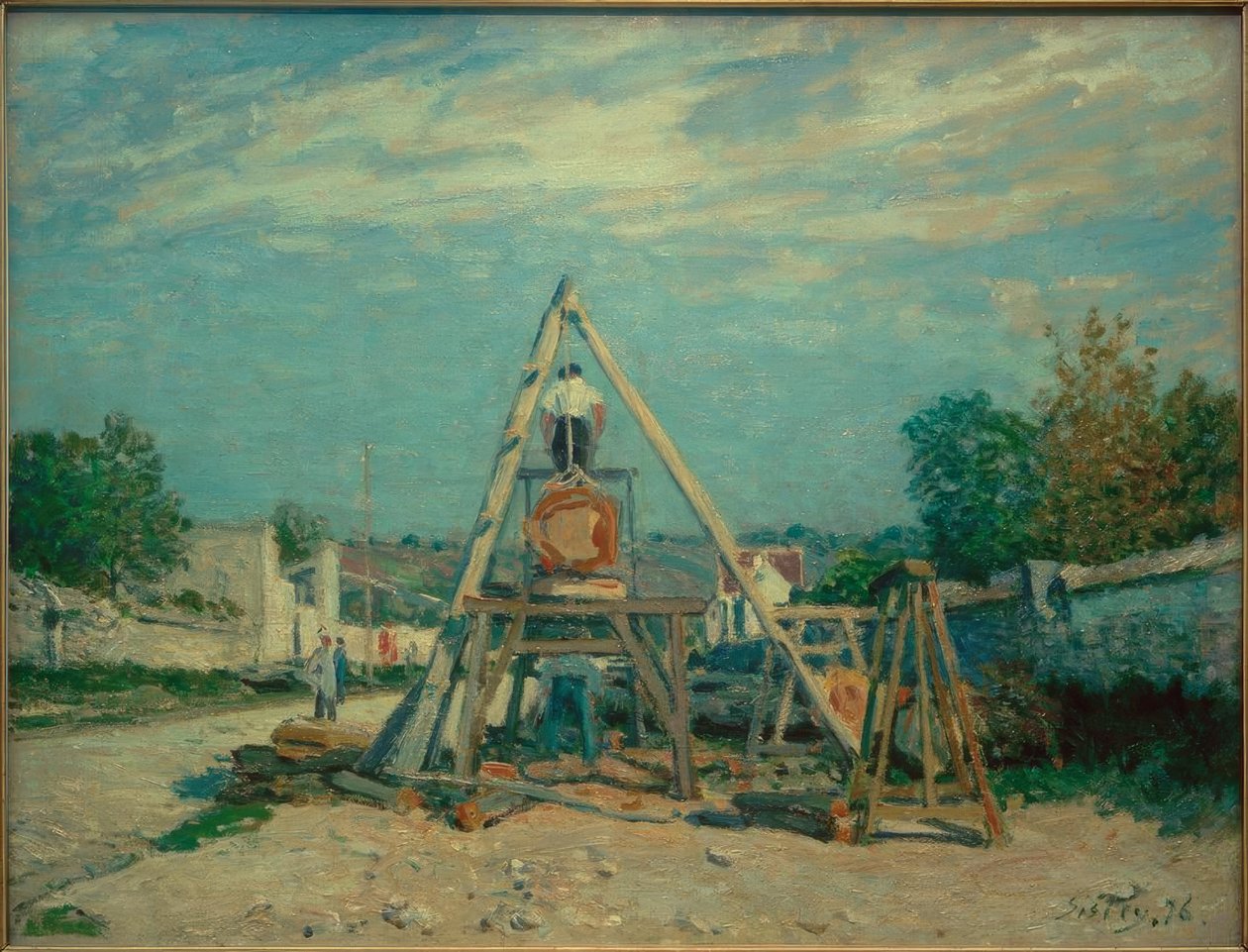 Grovsågarna av Alfred Sisley