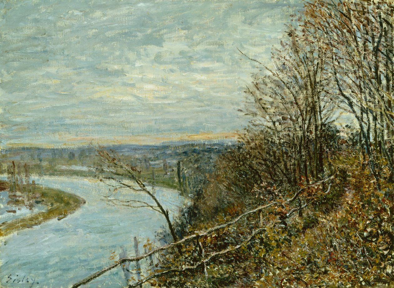 November eftermiddag av Alfred Sisley