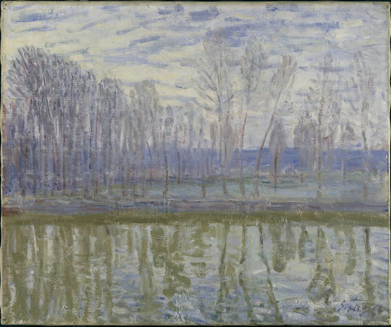 Vid Loings stränder av Alfred Sisley