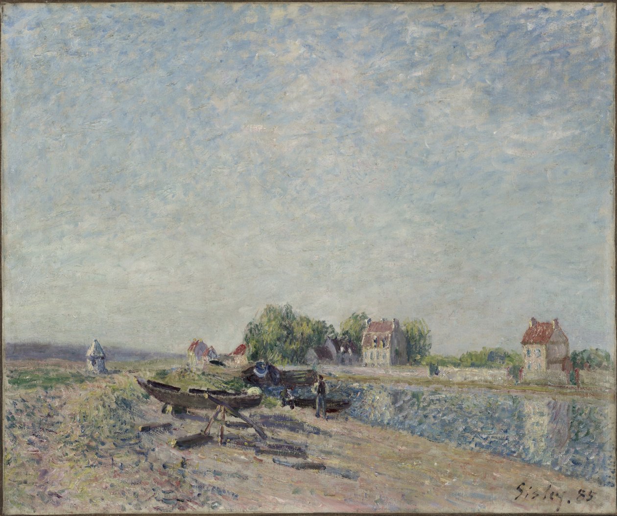 Saint-Mammes, Loing-kanalen av Alfred Sisley