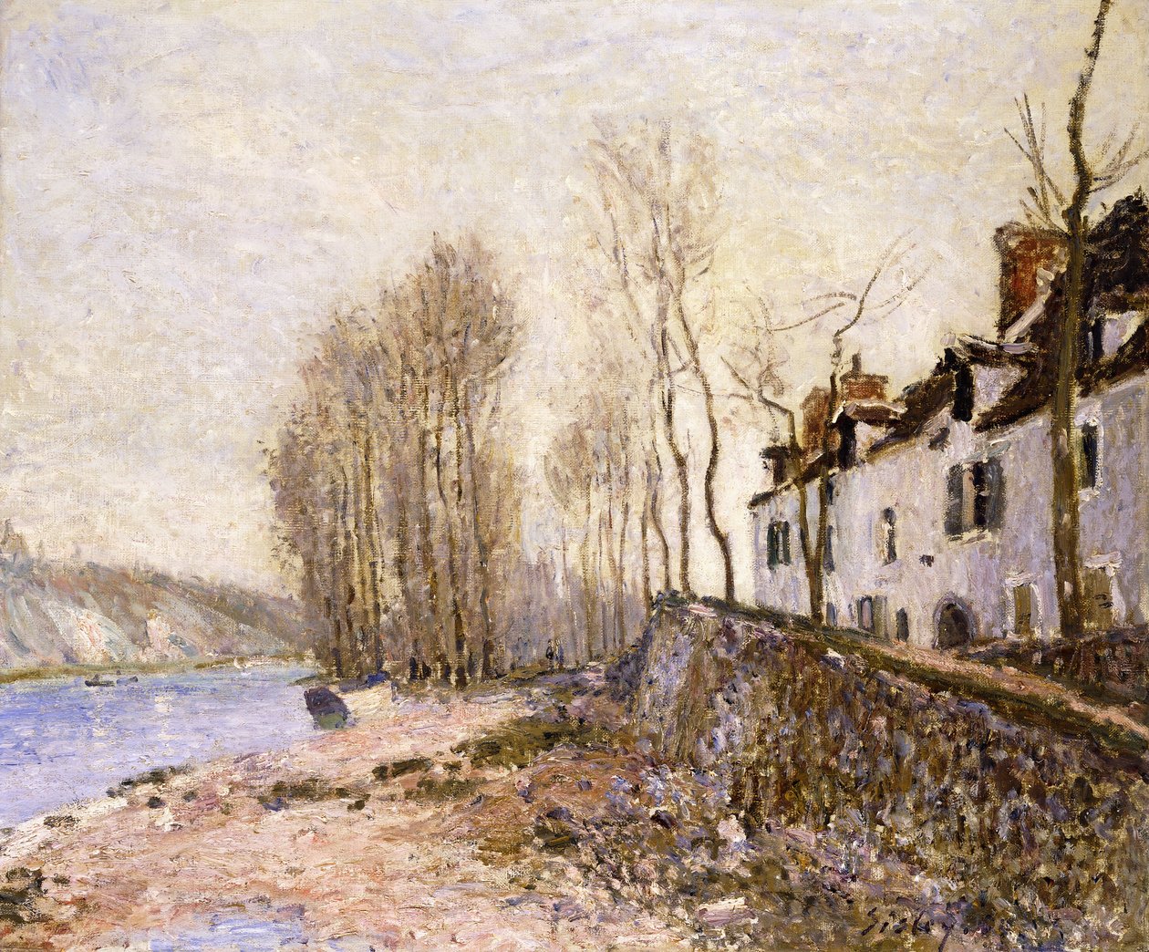 Saint Mammes, Vita Korset av Alfred Sisley