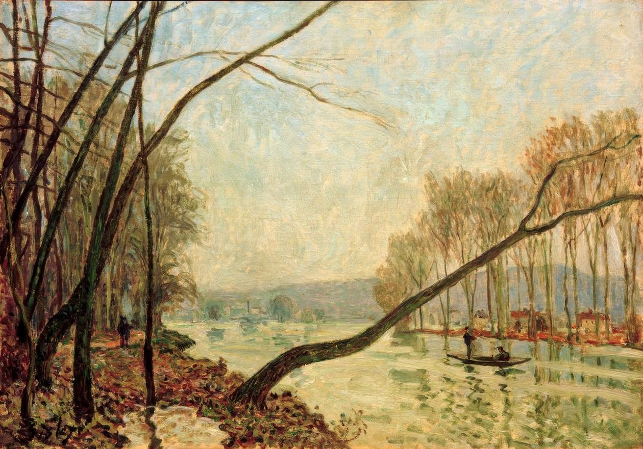 Seines stränder på hösten av Alfred Sisley