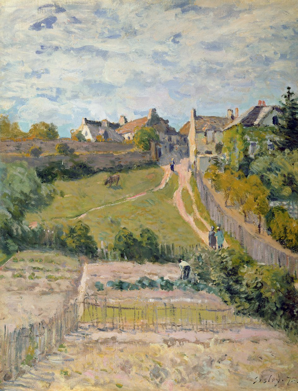 Klättringsleden, 1875 av Alfred Sisley