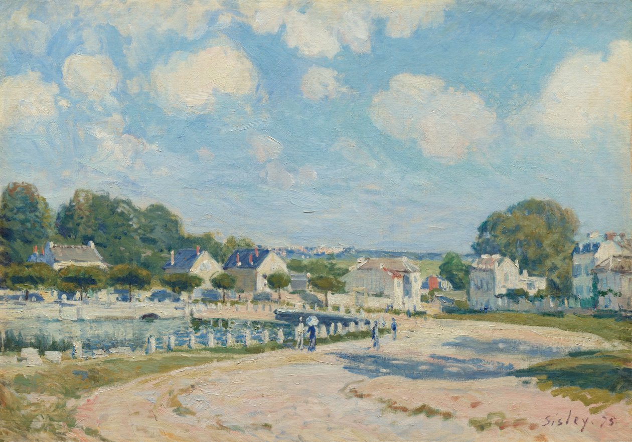 Vattenpost vid Marly av Alfred Sisley