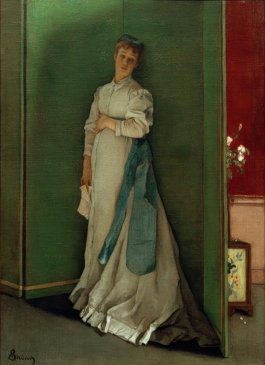 A.Stevens, bestört av Alfred Emile Stevens
