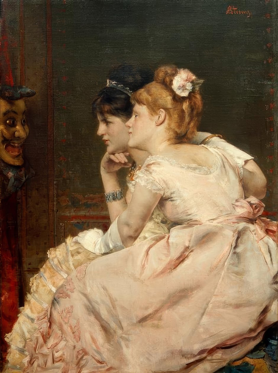 A.Stevens, Den japanska masken av Alfred Emile Stevens