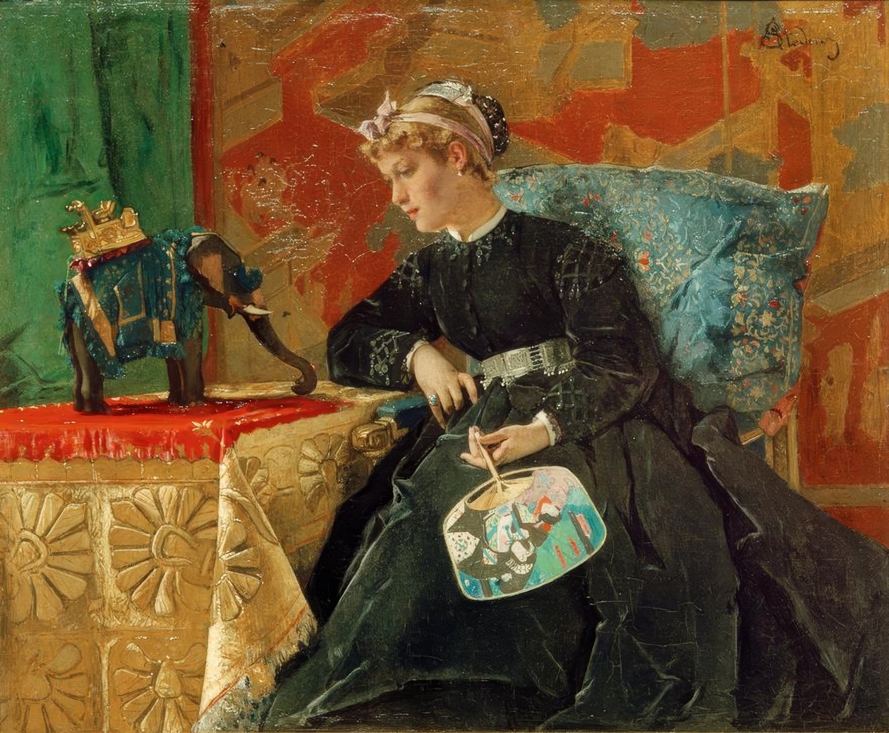 A.Stevens, Om i Paris av Alfred Emile Stevens