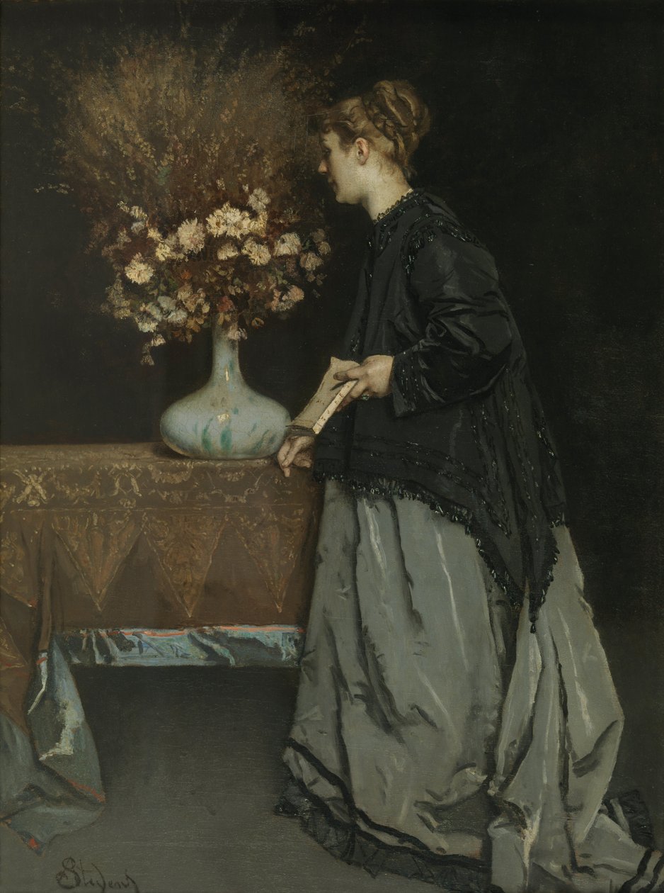 Höstblommor, 1867 av Alfred Emile Stevens