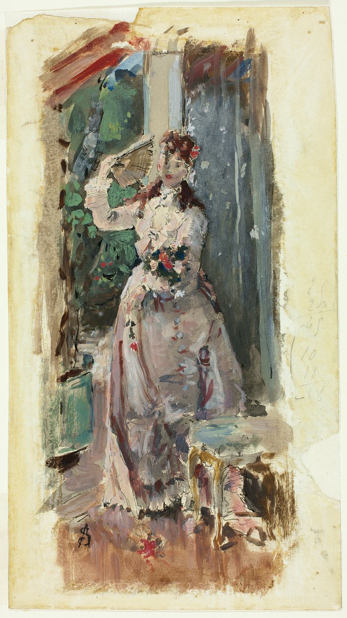 Hörn av balkongen av Alfred Emile Stevens