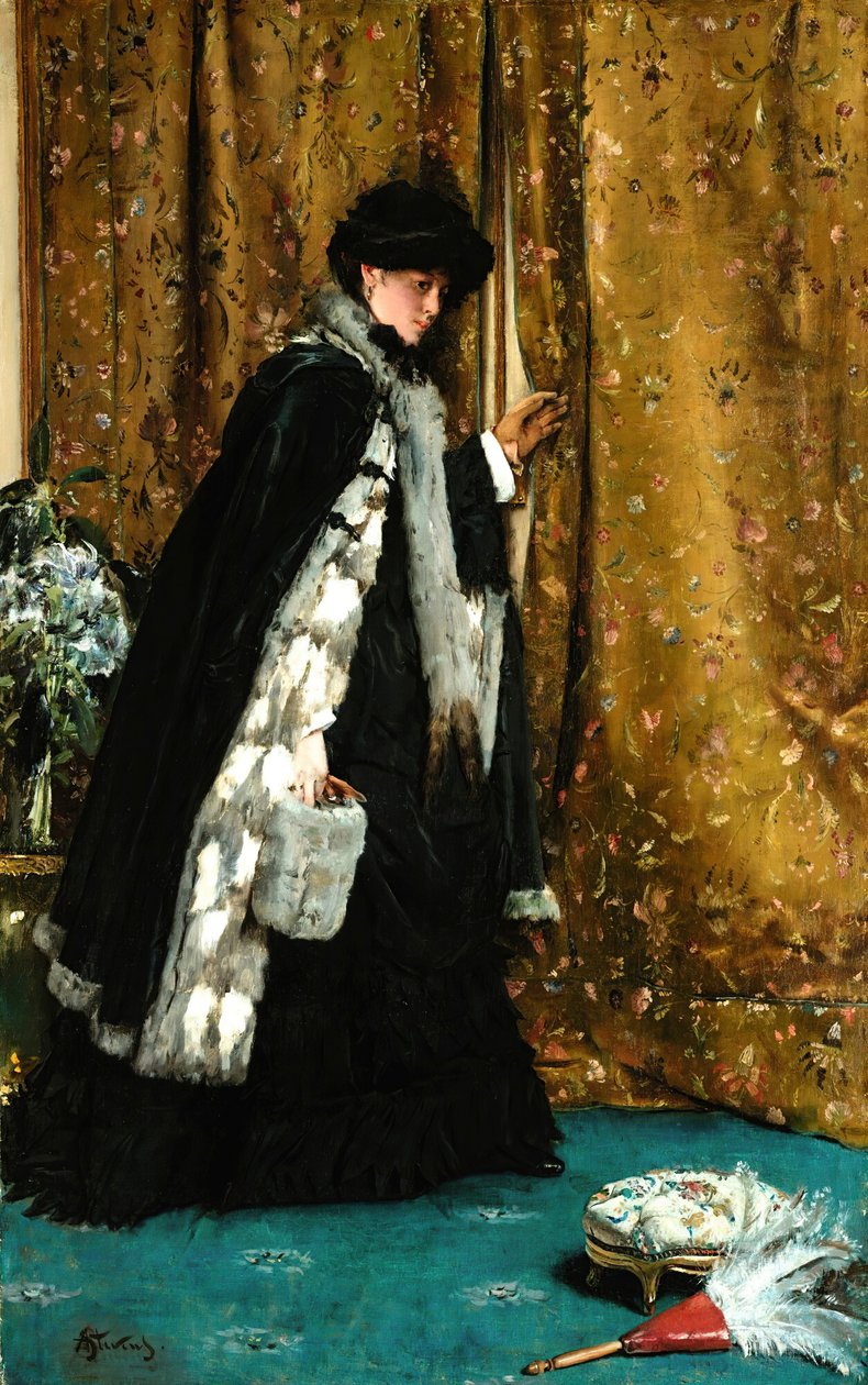 Morgonbesöket. av Alfred Emile Stevens