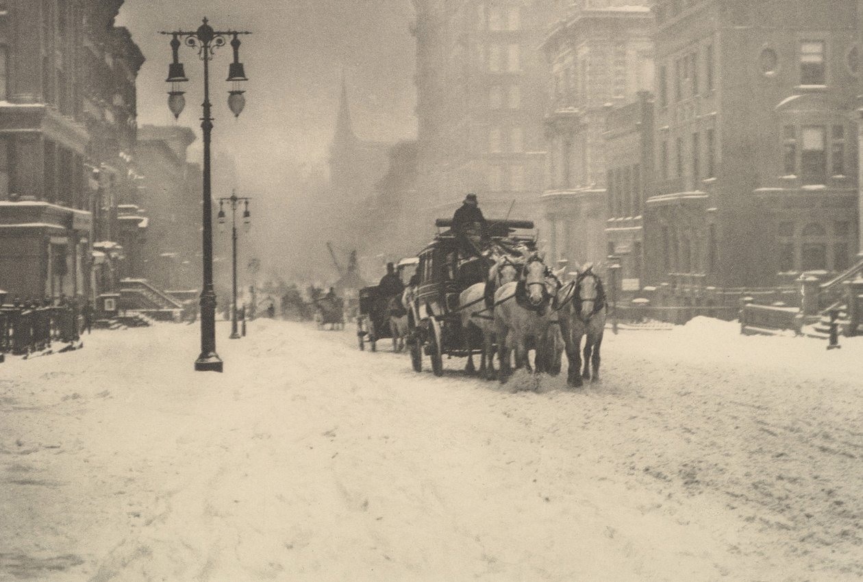En trist dag, ca 1897 (fotogravyr) av Alfred Stieglitz