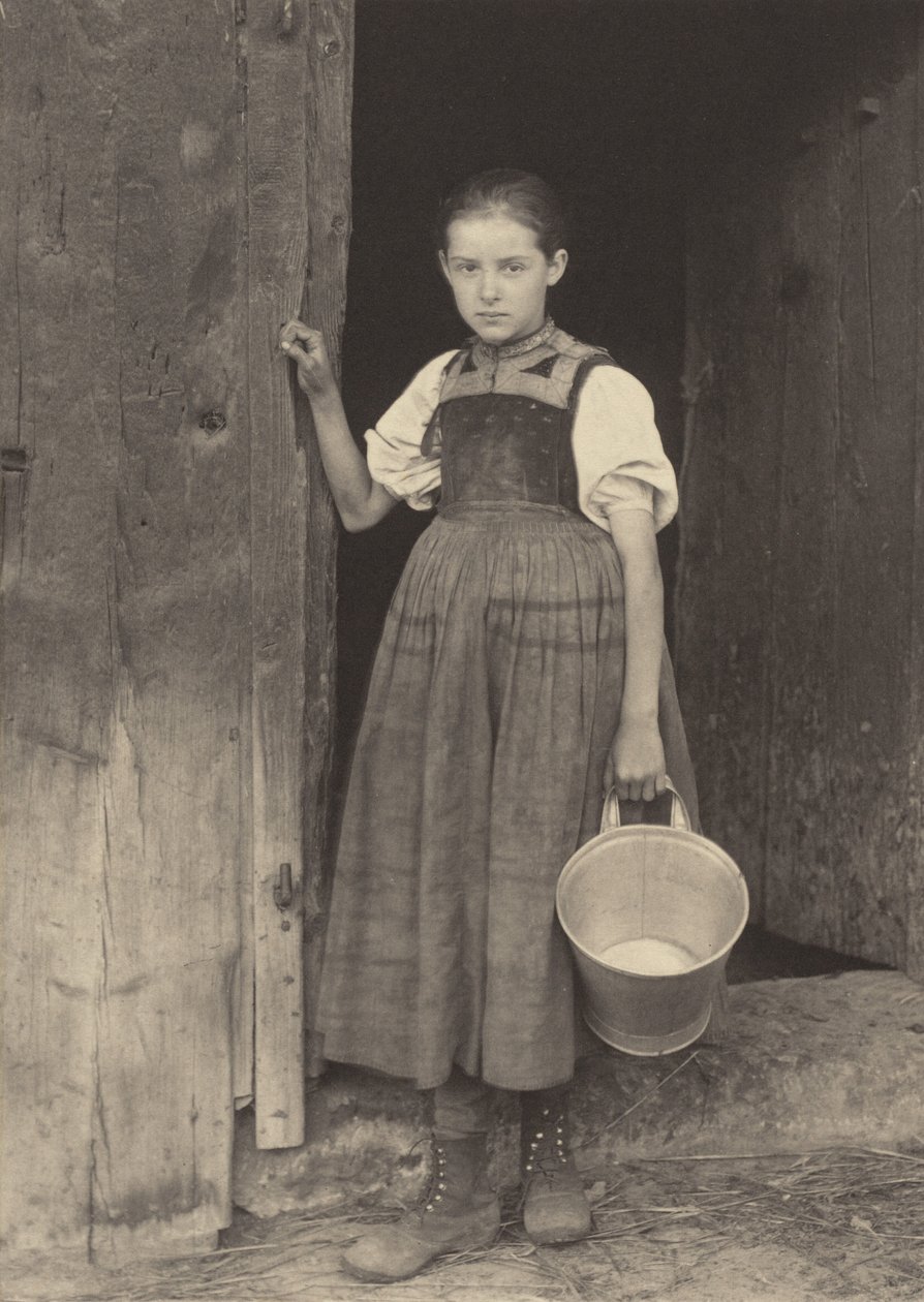 En bondflicka från Gutach av Alfred Stieglitz